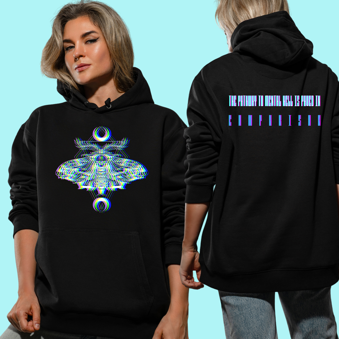 NO COMPARISON | custom hoodie designed by Charlotte Supernatural | Streetwear Hoodie