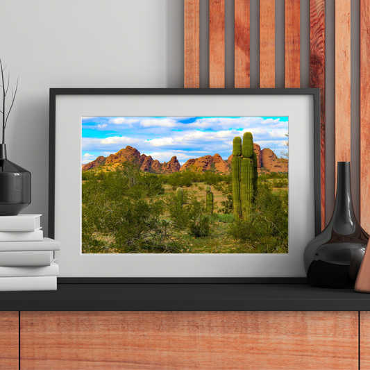 Papago Park Photo Paper Poster | Photography Print by Lord AM Visuals